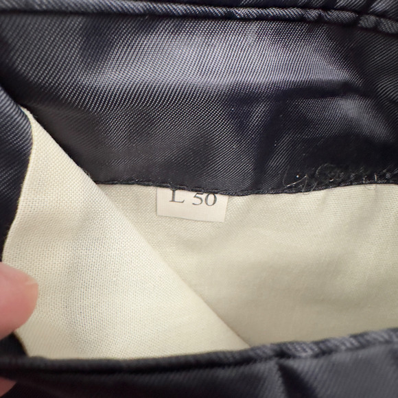 Jones New York Vintage‎ Blazer Mens Size 50L Gray Wool Cashmere Formal Classic - Picture 8 of 12